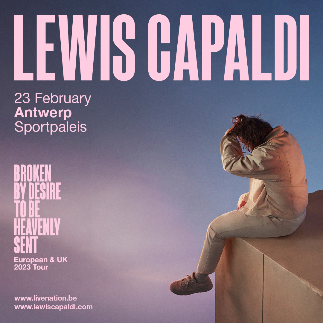 LiveNationBE's tweet photo. #NEWCONCERT High day for fans of the better emo pop song. On Thursday 23 February 2023, @LewisCapaldi will perform at Antwerp's Sportpaleis. Just under four years after he opened for Sam Smith there. 

🎫 Ticket sales start Friday 28 October at 10am via https://t.co/TJM1qwDrg6 https://t.co/Ctyh909cS8