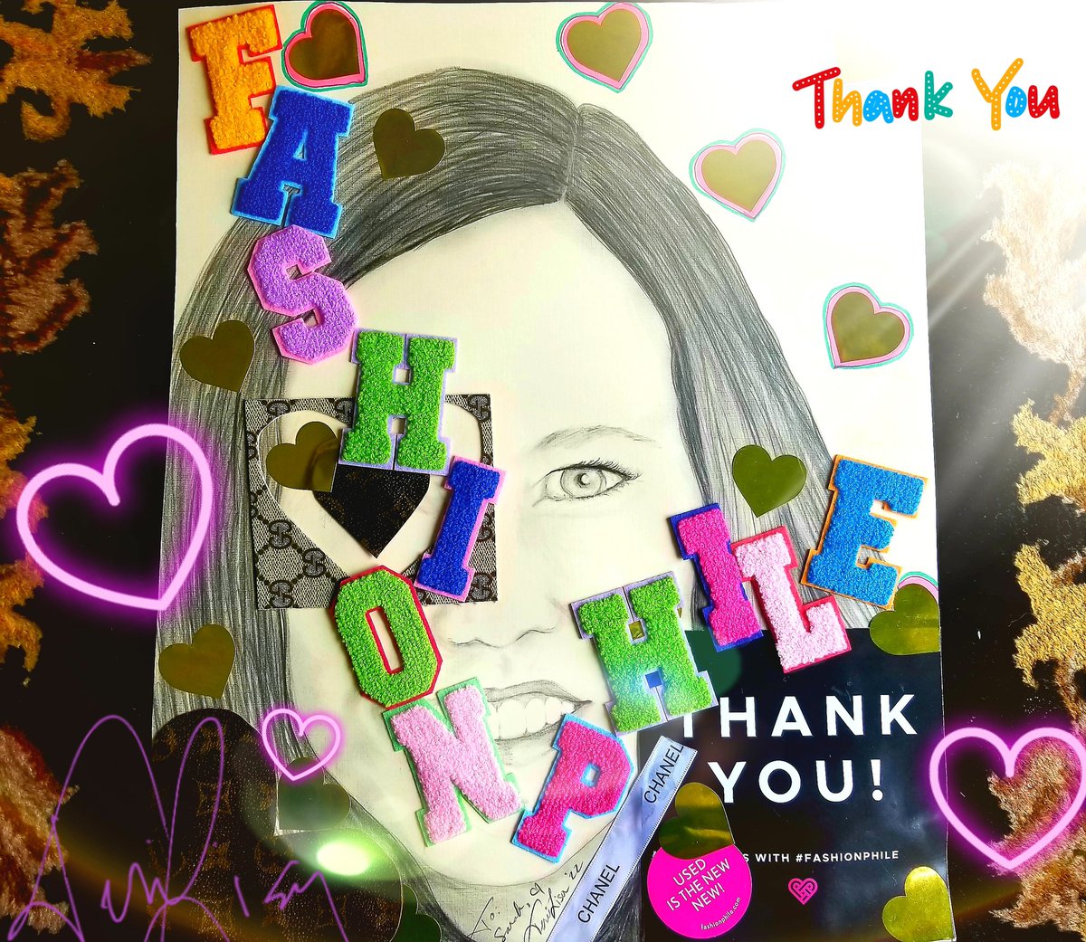 Terrilisa6's tweet photo. Honored to do this mixed media artwork for Sarah @fashionphile π¨πππππ...A fabulous company in New York and California! #thankyouforyourkindnessandgenerosity #fashionphile https://t.co/kqi5VZLXZP