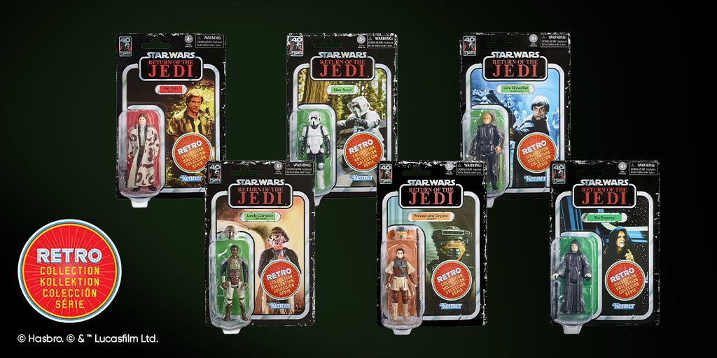 The Star Wars #BringHomeTheGalaxy program reveals the newest additions to the #StarWars Retro Collection Series! Available for pre-order tomorrow, beginning at 1:00pm ET on #HasbroPulse!