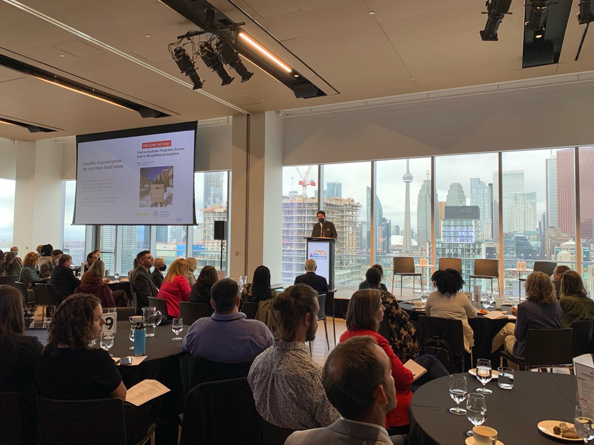 From <a href="/drandrewb/">Andrew Boozary MD</a> this morning at the <a href="/feedopportunity/">Feed Opportunity</a> symposium: the pathologies of poverty and food insecurity are expensive, and we need food partnerships that recognize systemic racism in Canada.