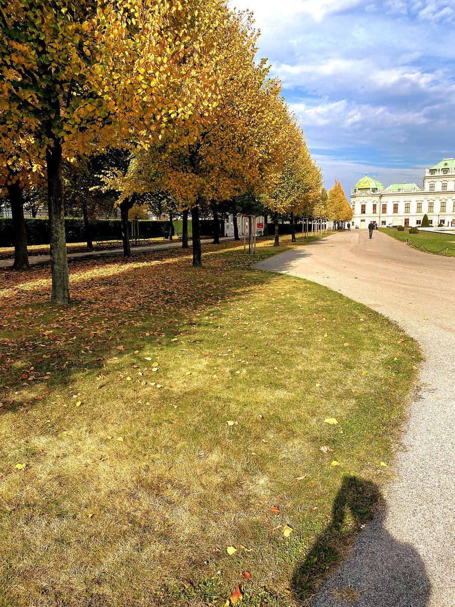 BenSostenuto's tweet photo. Good afternoon from Vienna ☕️ 🎶 🍂
More autumn views of the Belvedere palace in the 3rd district near my place. Hope everyone's week is going well! 🙂
#OldVienna #BelvederPalace #ThirdDistrict #AutumnInVienna #VPO https://t.co/WJm68NnLCg