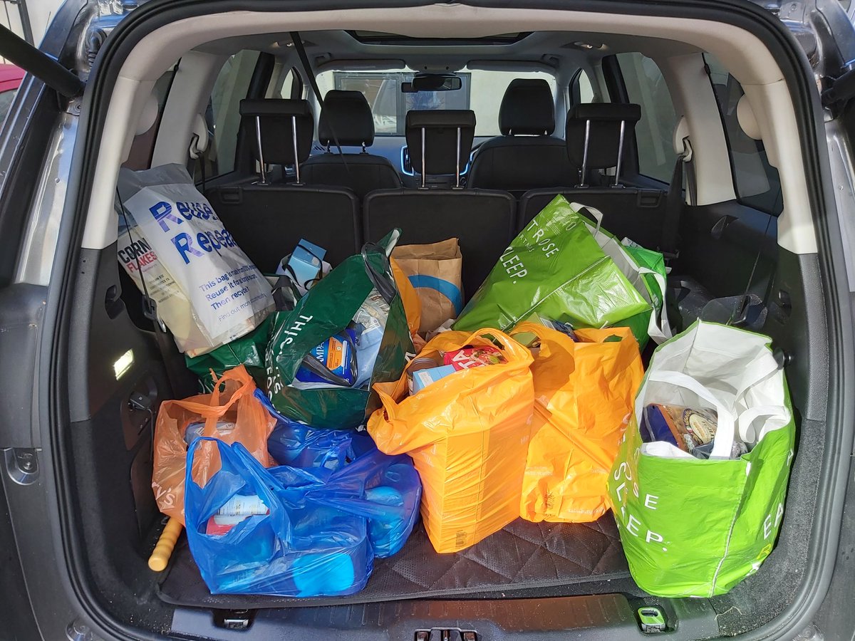 CHC_Stephen's tweet photo. Our immense gratitude to the parishioners at @StSavioursSW1 in Pimlico for your very generous Harvest Festival donations. These will help us to fill our foodbank at @CardinalHumeCHC . https://t.co/Zx6d2BsqmO