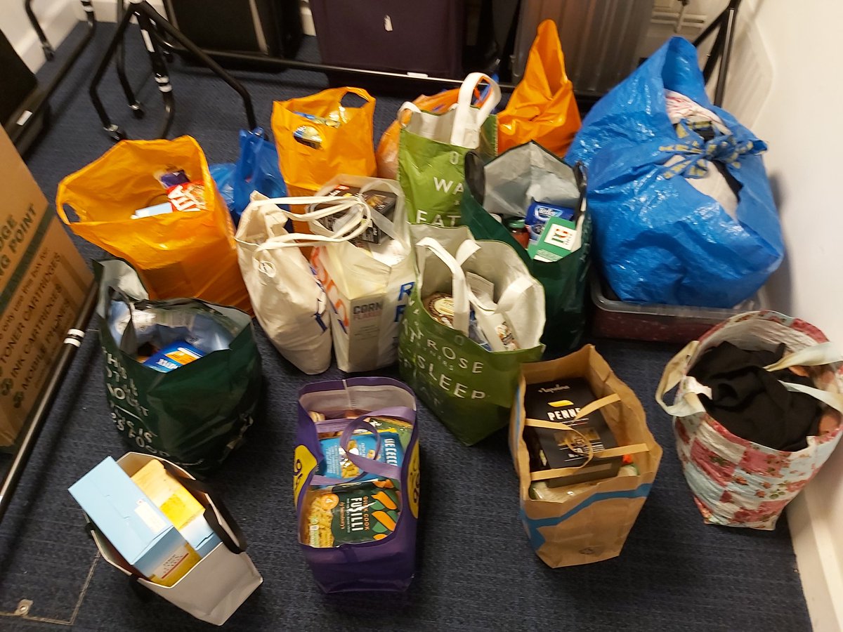 CHC_Stephen's tweet photo. Our immense gratitude to the parishioners at @StSavioursSW1 in Pimlico for your very generous Harvest Festival donations. These will help us to fill our foodbank at @CardinalHumeCHC . https://t.co/Zx6d2BsqmO