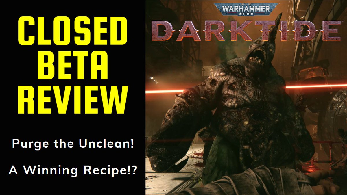 TalonGaming_YT's tweet photo. Warhammer 40,000: Darktide - Purging the unclean has never been so fun!
https://t.co/lUeDy8KrW2
My thoughts on the Closed Beta October 14-16, 2022.
#darktide #warhammer40k #Warhammer40000 #Fatshark #warhammer40kdarktide https://t.co/BQMqkKGmao