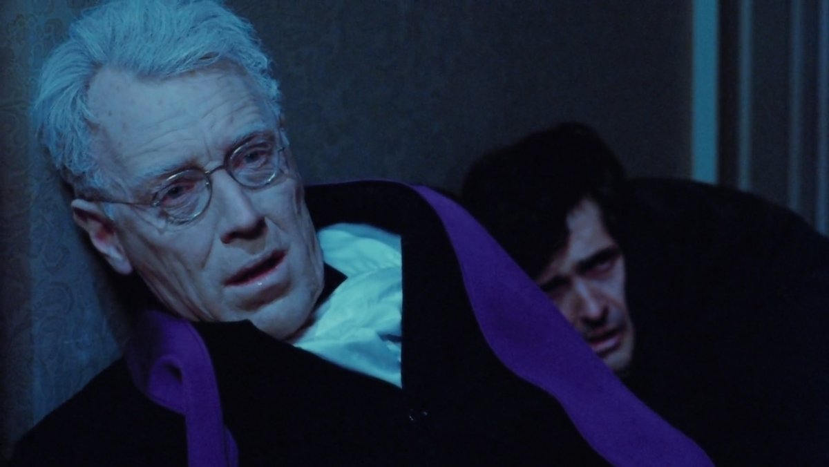 randomoviestuff's tweet photo. It will never not be amazing to me that Max Von Sydow was only 44 when he played Father Lankester Merrin in The Exorcist (1973, William Friedkin). Best old-age makeup ever by legendary makeup artist Dick Smith. https://t.co/VSGGSd8VkA