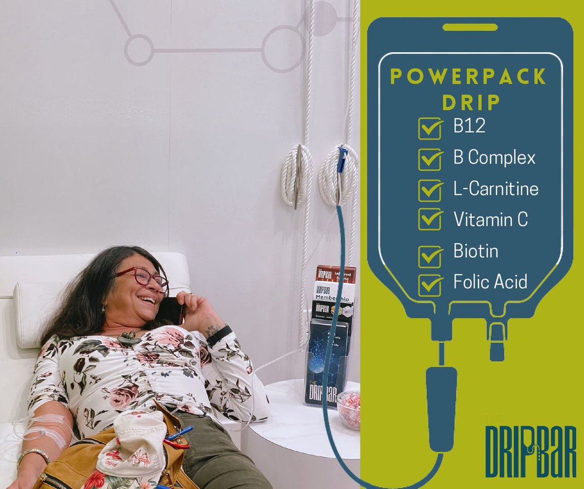 dripbarorl_fl's tweet photo. The PowerPack Drip ๐ชโก๏ธThis is the ULTIMATE package. In just this ONE drip you get sustainable energy, hydration, workout recovery and health support.
#ivdrips #dripnnearme #ivnearme #thedripbar #energy # #b12 #holistichealth #vitaminc #bitoin #vitamin therapy https://t.co/ZQWFLxvdJ4