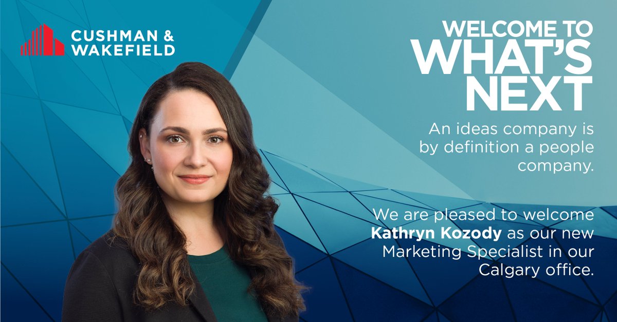 CushWakeCalgary's tweet photo. We're excited to welcome Kathryn Kozody to our #Calgary office as our  new Marketing Specialist. Welcome to the team!
#whatsnext https://t.co/4jBM3yrw2m
