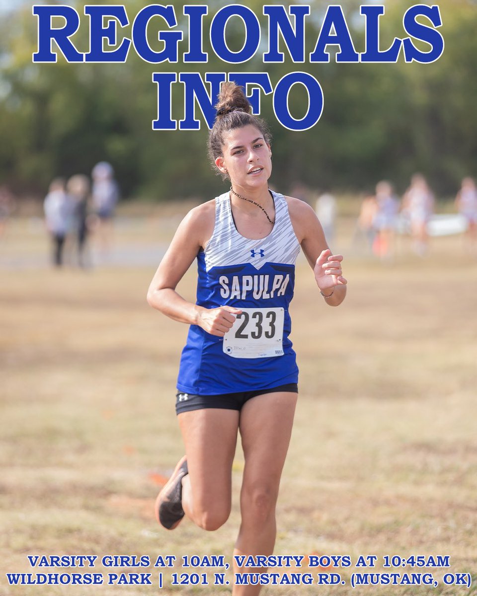 ChieftainAth's tweet photo. 🏃‍♀️ REGIONALS INFO

📅Sat., Oct. 22
⏰VG at 10am, VB at 10:45am
📍Wildhorse Park (Mustang, OK) https://t.co/FlMln0VsfW