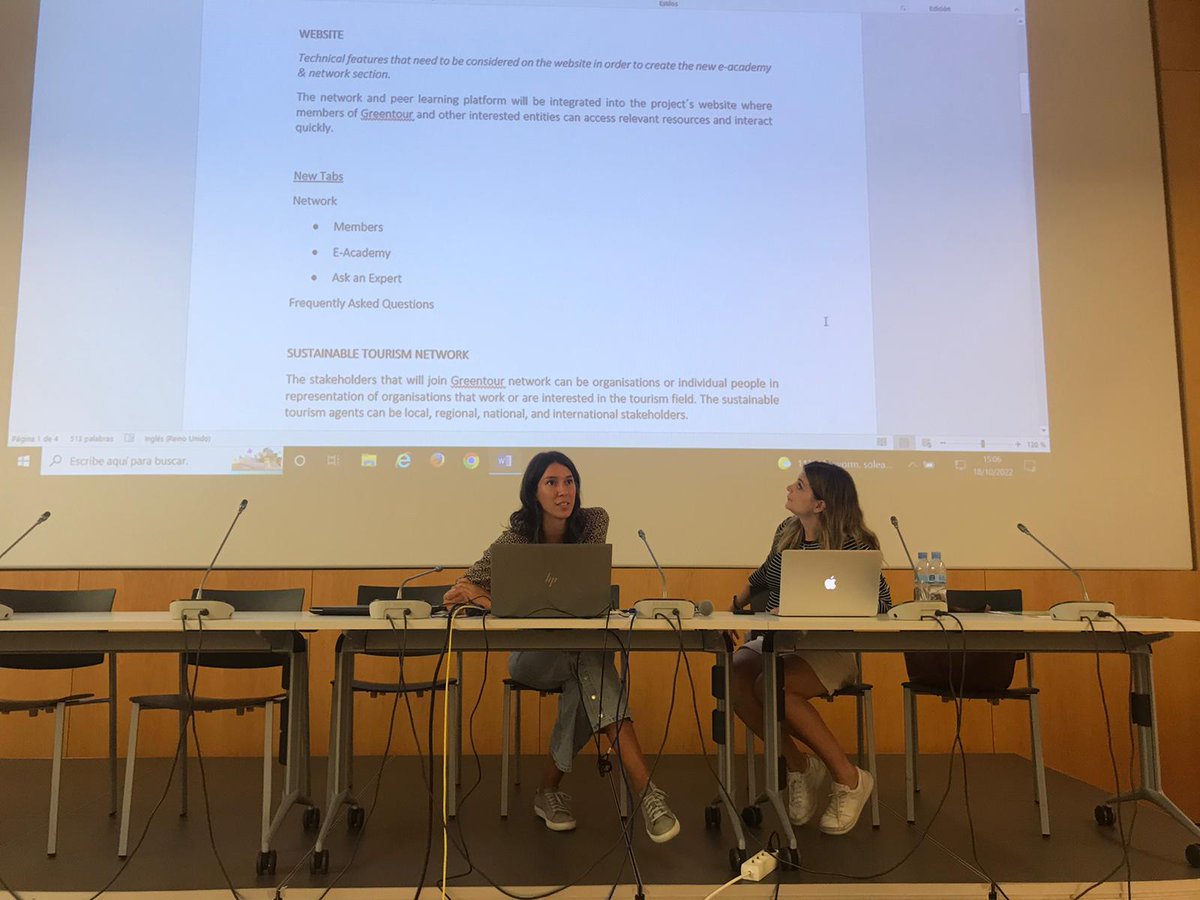 labpaisagem's tweet photo. 📌 O Laboratório da Paisagem de Guimarães presente em mais uma reunião do @GreentourP, que decorre esta terça-feira em Barcelona. 

Conheça melhor o projeto  👉 https://t.co/H3i0tnqxX8

#LabPaisagem #Greentour #Guimaraes #TurismoSustentavel #SustainableTourism https://t.co/HtIhIRdr8O