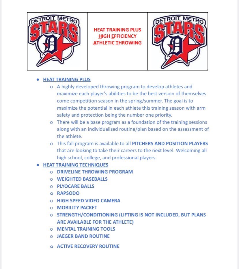 Time is running out to sign up for <a href="/Evan__Gates/">Evan Gates</a> throwing program. Check out the flyer below