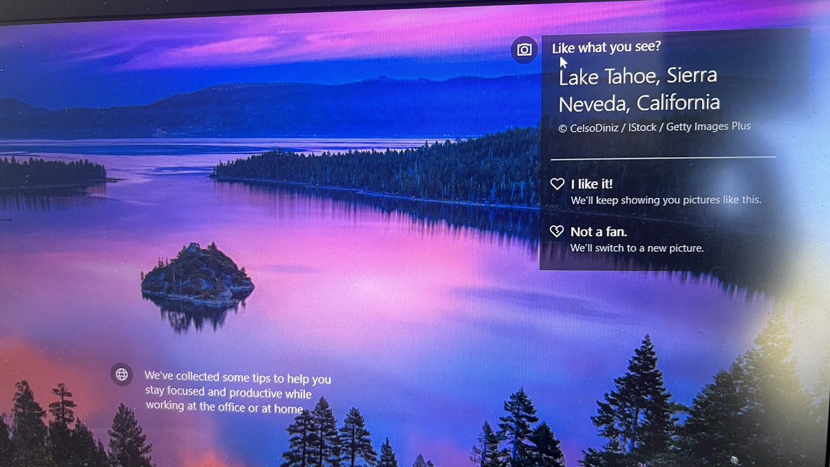 msftgeek's tweet photo. @Microsoft I thought Lake Tahoe was in Sierra Nev”A”da? 🤣 https://t.co/KcyVh1hOBP