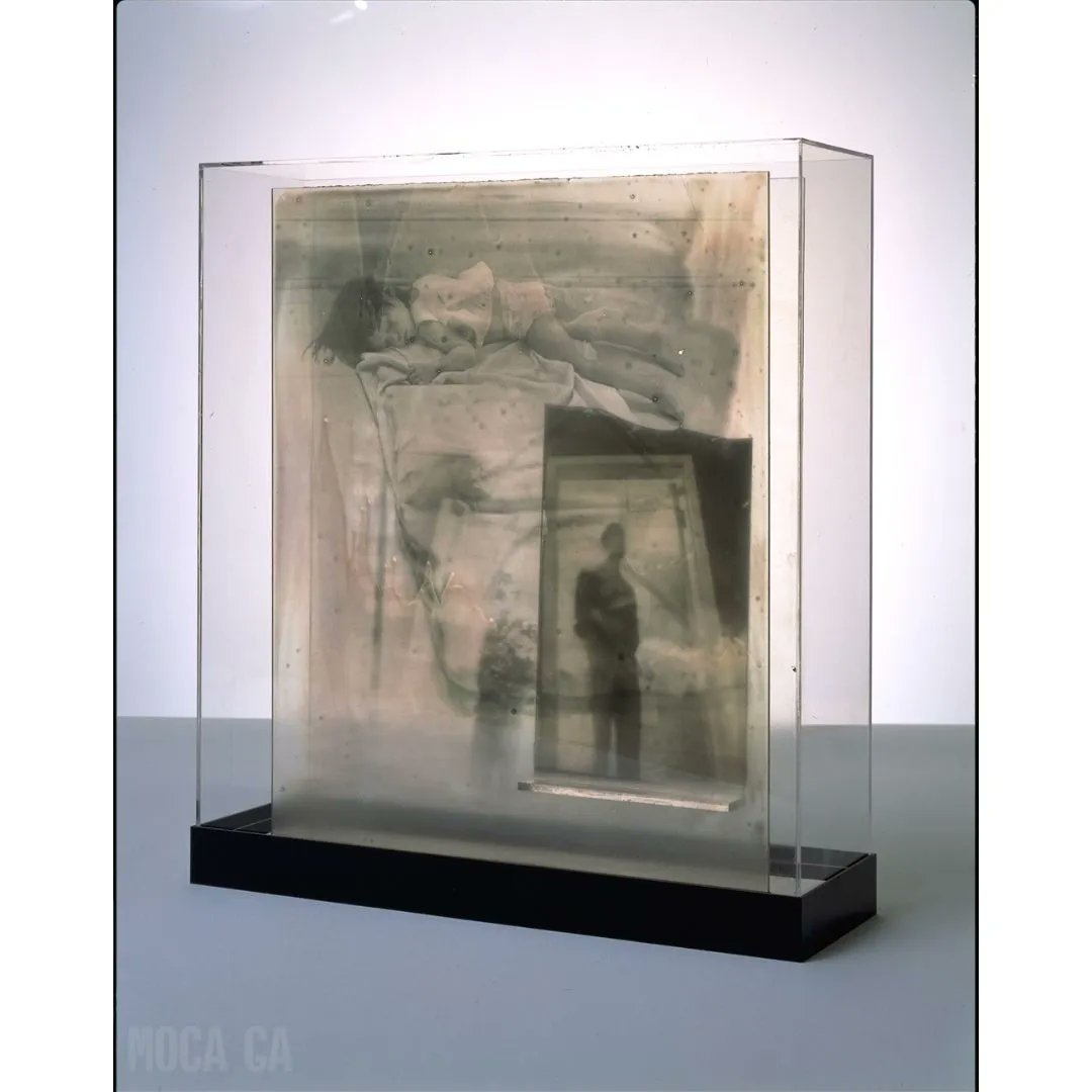 Check out this week’s MOCA GA Permanent Collection Highlight!
Ruth Leitman, Untitled, 1991, Mixed media photograph on plexiglass with hand-sensitized construction 
Gift of CGR Advisors as part of the founding collection
#mocaga #permanentcollection #atlart #contemporaryart