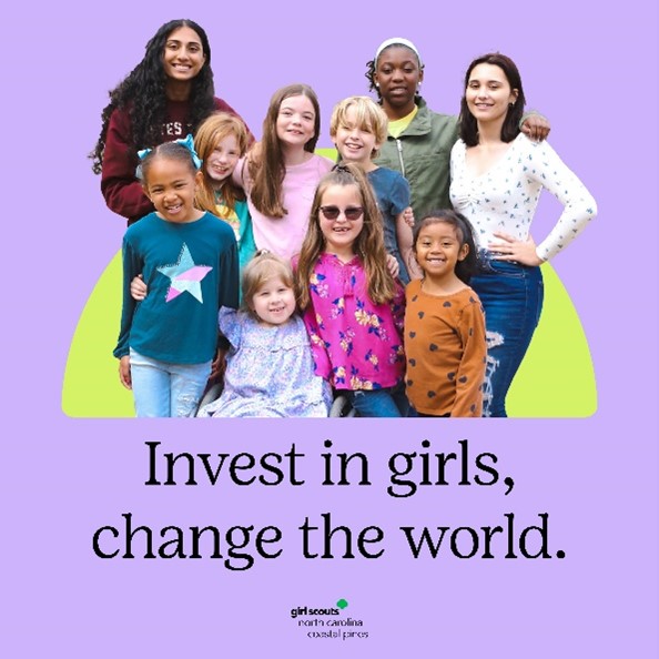 GirlScoutsNCCP's tweet photo. Girl Scouts – North Carolina Coastal Pines is honored to receive a record-breaking donation from philanthropist MacKenzie Scott . 💚 This generous gift will significantly advance our ability to provide life-changing experiences, mentorship, and programming to all girls. https://t.co/5gxxdykl46