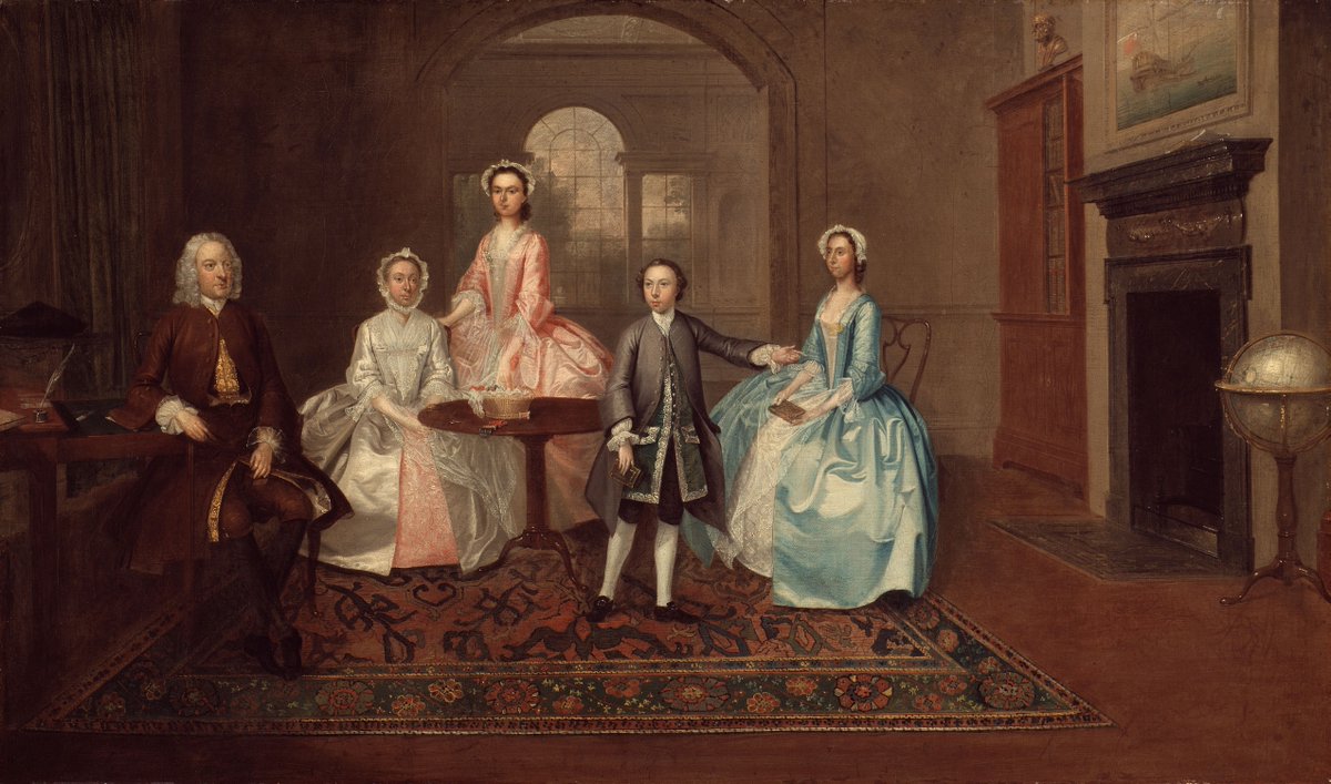 aic_europeanart's tweet photo. Arthur Devis, John Thomlinson and His Family, 1745 #europeanart #arthurdevis https://t.co/jYbEDtuNMu https://t.co/CM5uqyCFeU