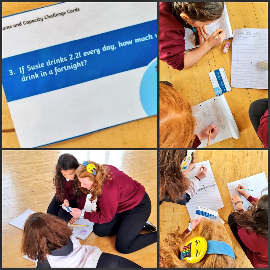 RangMsharrison's tweet photo. Great fun for #mathsweek2022 today @kinvarans 
#stations #capacity #teamwork #fun #problemsolving https://t.co/VqnCmfoPwC