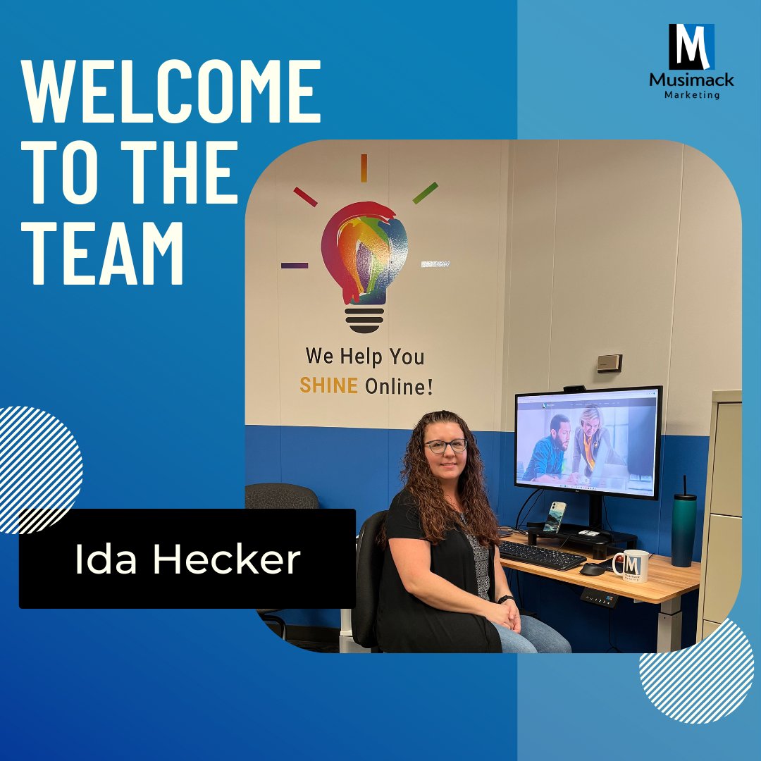 New employee spotlight! Musimack Marketing wants to give a warm welcome to Ida Hecker, who is a mother of 4 with 1 grandchild &amp; has lived in Tualatin, OR, for 19 years; where 2 of her children are enrolled at Tualatin High School. Happy to have her as our new Marketing Assistant!