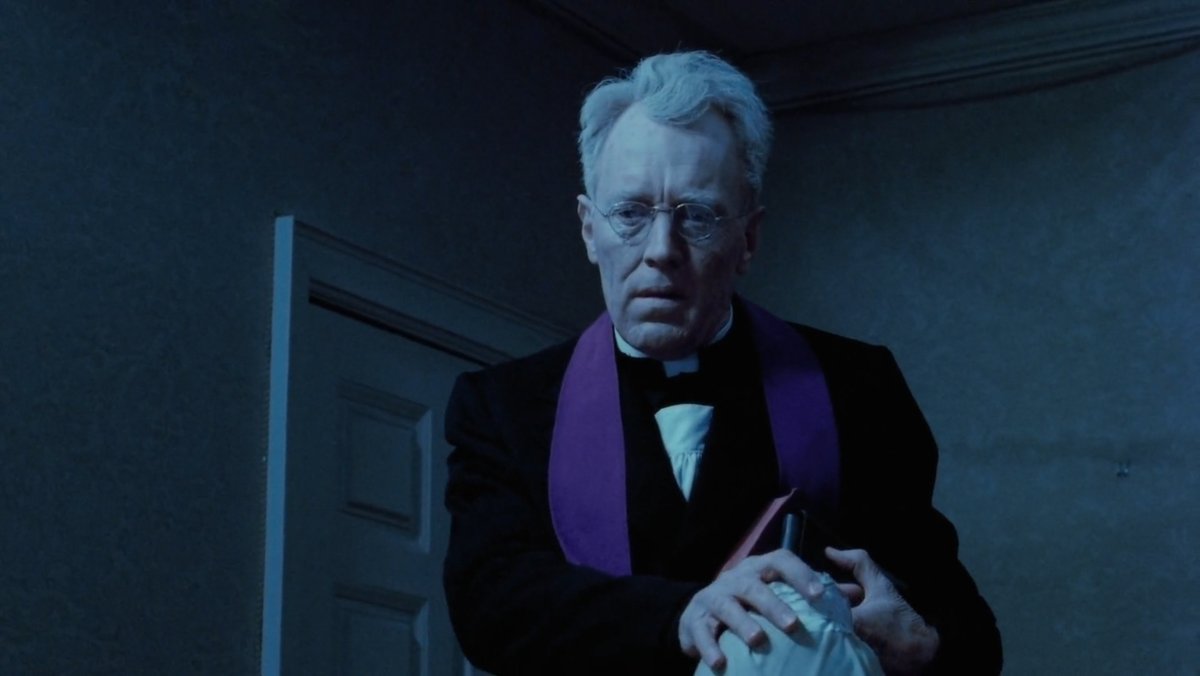 randomoviestuff's tweet photo. It will never not be amazing to me that Max Von Sydow was only 44 when he played Father Lankester Merrin in The Exorcist (1973, William Friedkin). Best old-age makeup ever by legendary makeup artist Dick Smith. https://t.co/VSGGSd8VkA
