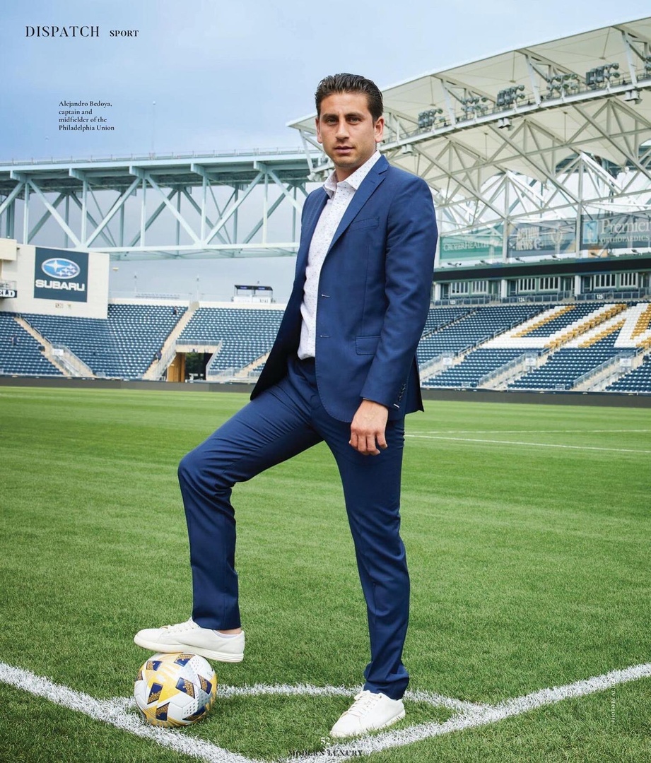 FWC26Philly's tweet photo. Check out #Philly's honorary co-chair of Philadelphia Soccer 2026, @AleBedoya17's feature in @phillystylezine highlighting all things @PhilaUnion and @FIFAWorldCup!
#visitphilly #fifaworldcup #explorePHL #doop https://t.co/27SuHUPIjj