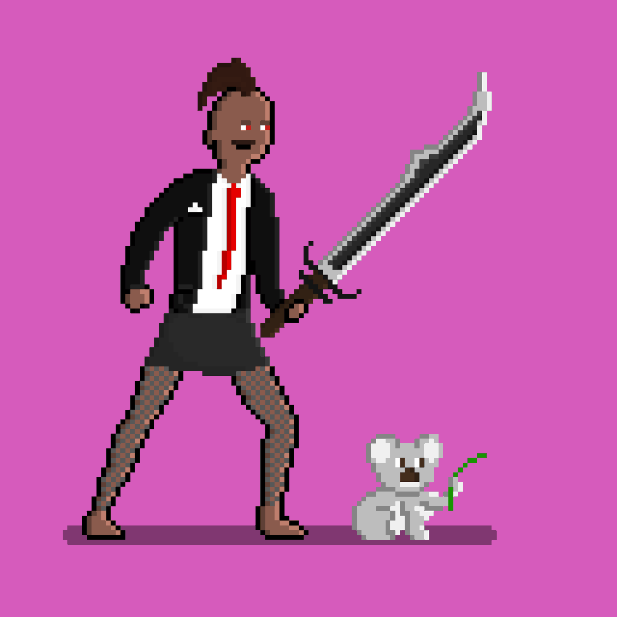 complexcomps's tweet photo. 🤵🐨🗡️ #NFT https://t.co/X9sCM5a9jM