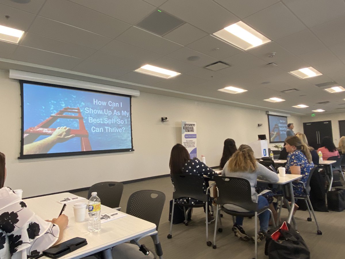 Great opening session with Tom from One Team Leadership at <a href="/womenintechcar/">CarolinaWomeninTech</a> summit, on how to live purposely and show up as best self so you can thrive!