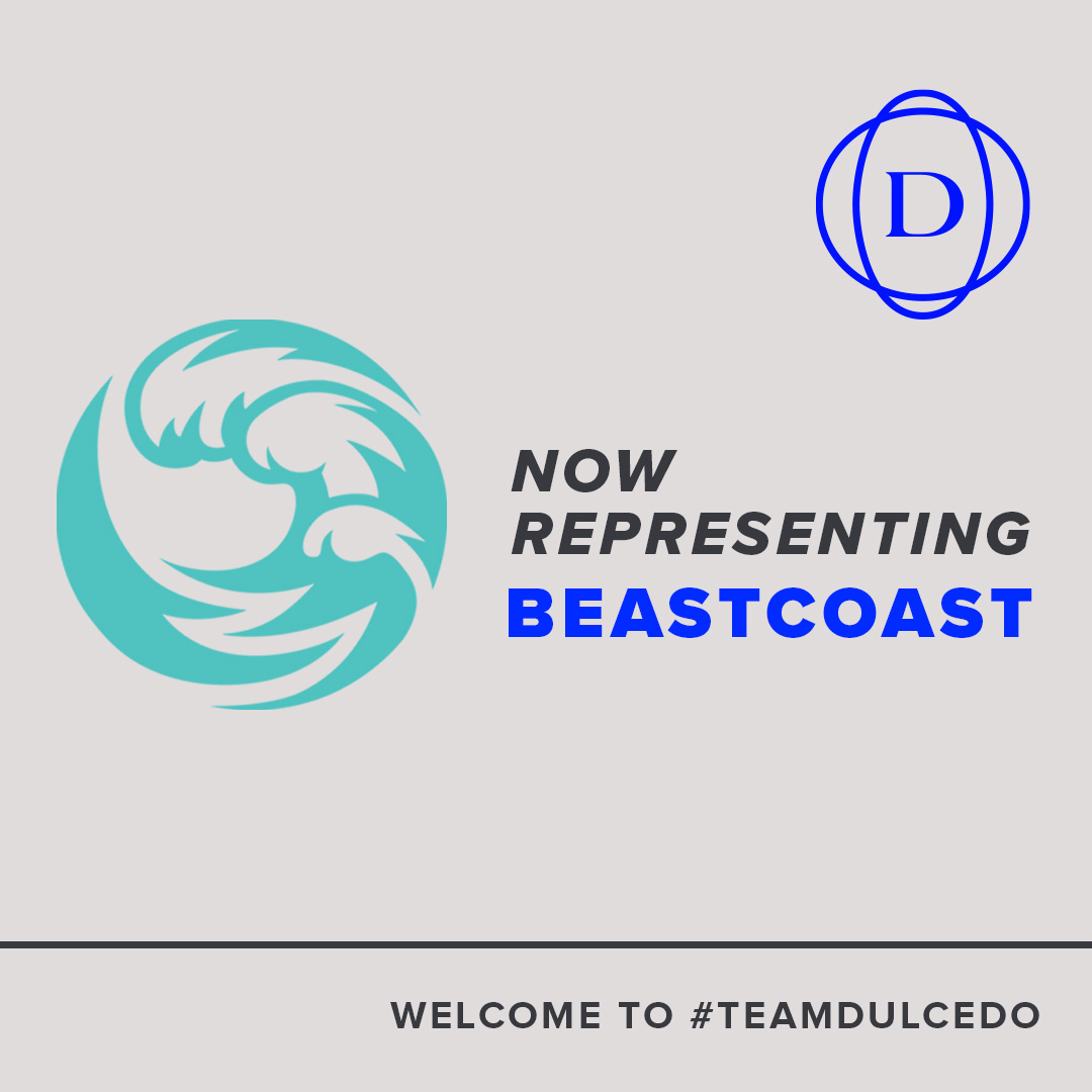 dulcedomgmt's tweet photo. NOW REPRESENTING: some major goats out in these streets. You know... just the biggest #NYC-based #esports org ever! NO BIG DEAL. But for real, we are so proud to welcome @beastcoast to the Dulcedo fam! #WavyAF ๐๐๐ https://t.co/LLwMVRzz2F