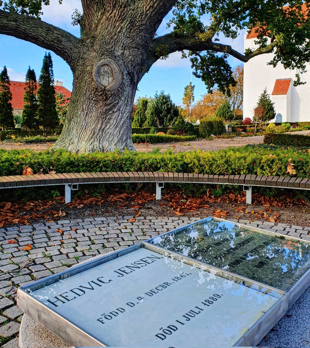 The grave of Elvira Madigan (real name Hedvig Jensen). Killed by her partner, buried next to her. It's much sadder than Mozart's sublime Piano Concerto no. 21 (KV467) associated with her name.