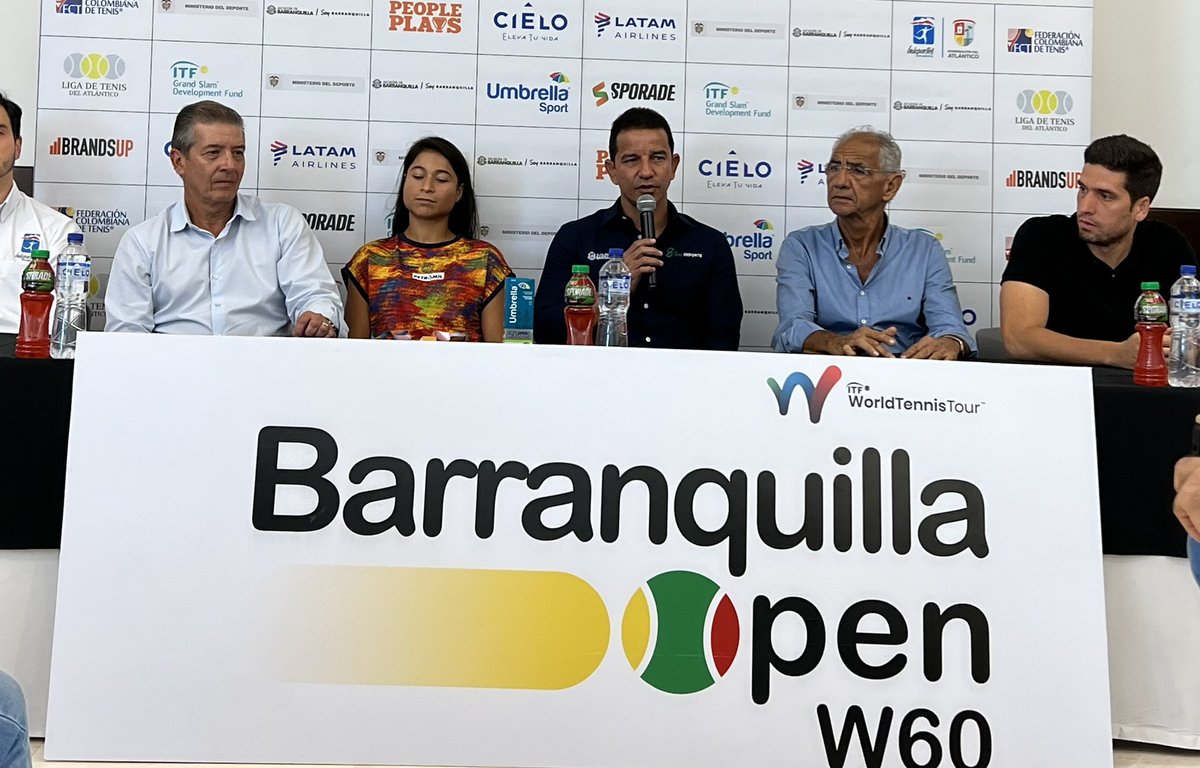 GabrielBerdugo's tweet photo. Llega a nuestra ciudad, por primera vez, el Barranquilla Open W60 del 30 de octubre al 6 de noviembre. 👏🏼

Acogerá a las 200 de las mejores jugadoras de tenis del mundo. https://t.co/MZAcNJ2yS4