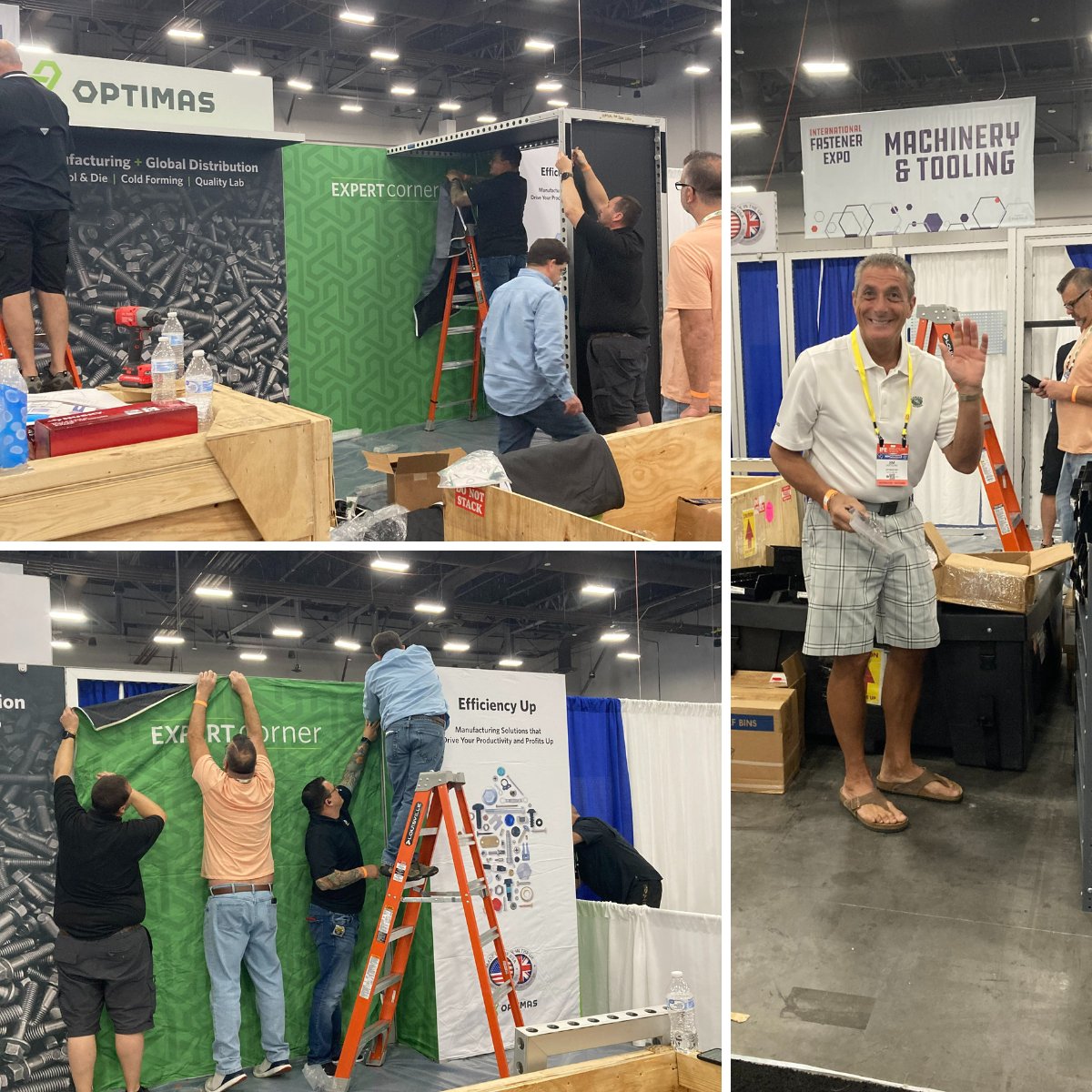 Optimas_S's tweet image. Thank you to everyone who attended our opening #forwardfaster cocktail reception at #IFE2022! Grab some behind-the-scenes photos of the trade show floor before it opened. Don't forget to stop by our booth 2023 to say hello!

#networking #fasteners #machinery #tooling #tradeshows
