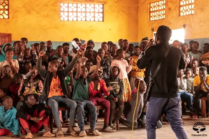 tumainifestival's tweet photo. With just a few days until the massive Tumaini Festival 2022, we held talent shows over the weekend  at Dzaleka Refugee Camp.

The shows are aimed at exposing the talents within the camp that add value to the Tumaini Festival every year.

#TumainiFestival2022.  #ExposingTalent. https://t.co/hcBRUtwnBS