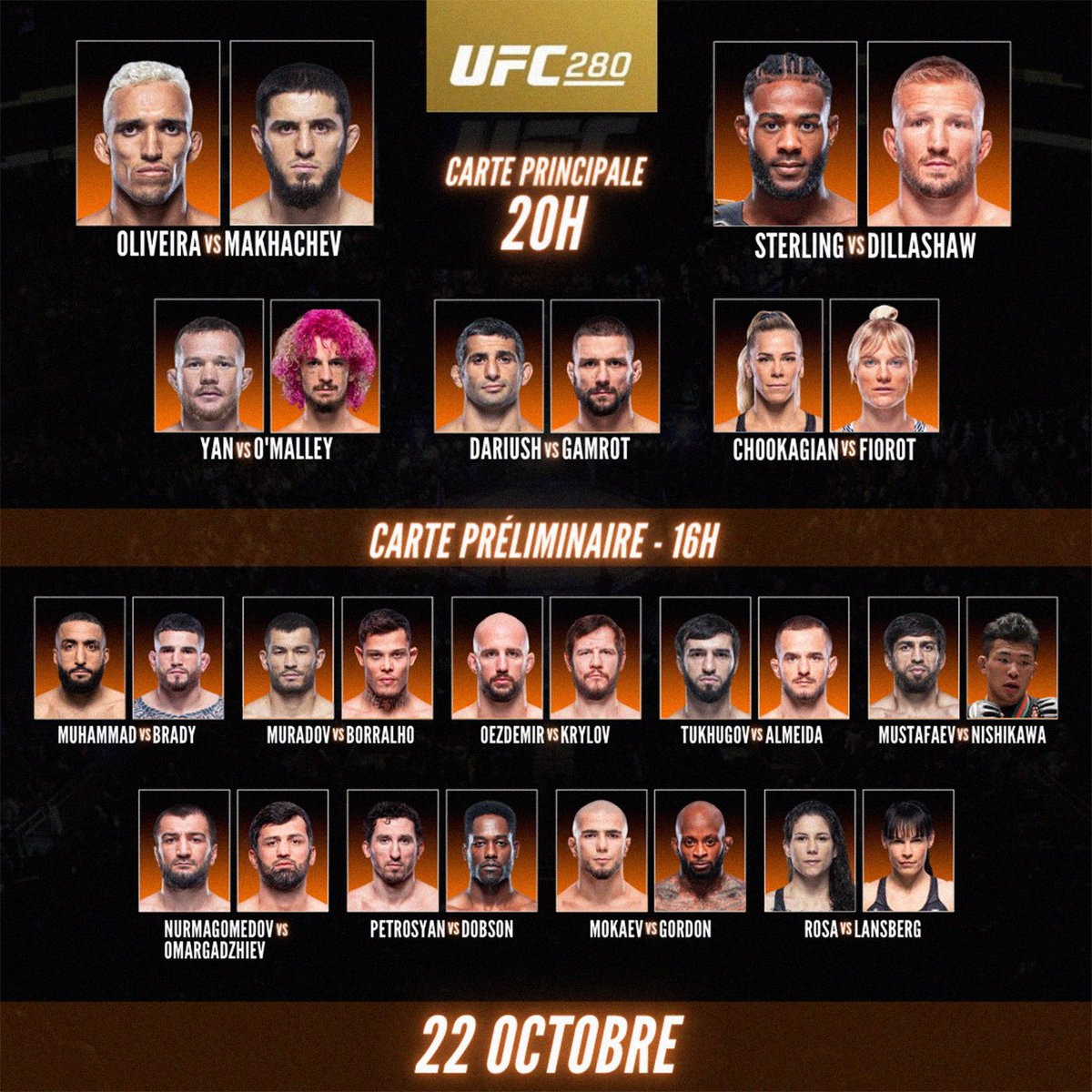 lamelee_mma's tweet image. C'est tellement beau à voir, j'en ai la larme à l'oeil. On va se RÉ-GA-LER 🤩

#UFC #UFC280