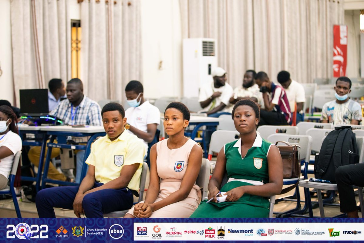 KNUST_Live's tweet photo. KETA SHTS with a female contestant, this year too.
She's a substitute, for today's contest.

A Francisca Lamini replica?

#KNUSTLive | #NSMQ2022 https://t.co/8qmesDLd82