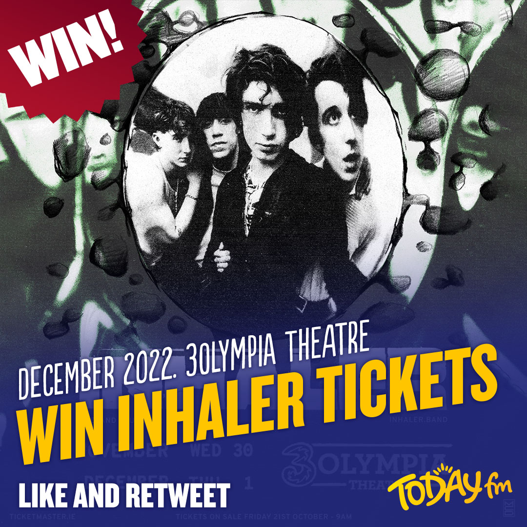TodayFM's tweet photo. 🎟Do you want TWO tickets to see Inhaler live in Dublin? 🎟

Tickets go on sale Friday but you can win a pair right here ⬇️

All you have to do is Like 💛 and Retweet 🔁 this post to enter

T&amp;C's Apply. Good Luck! 🍀

#ticketfairy https://t.co/fwZWkAckAU