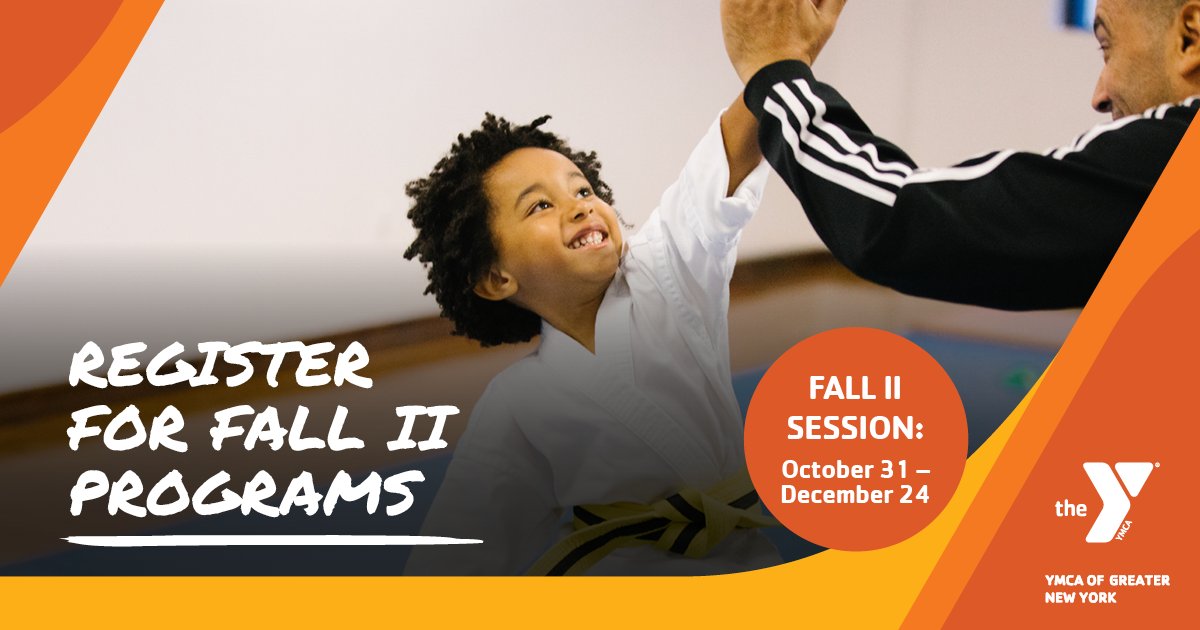 WestsideYNYC's tweet photo. Reminder: priority registration for Fall 2 classes is open for members! Browse our awesome youth programs, sports, and swim lessons here: https://t.co/ZfdSrdwau9 https://t.co/f1AwZfBvK7