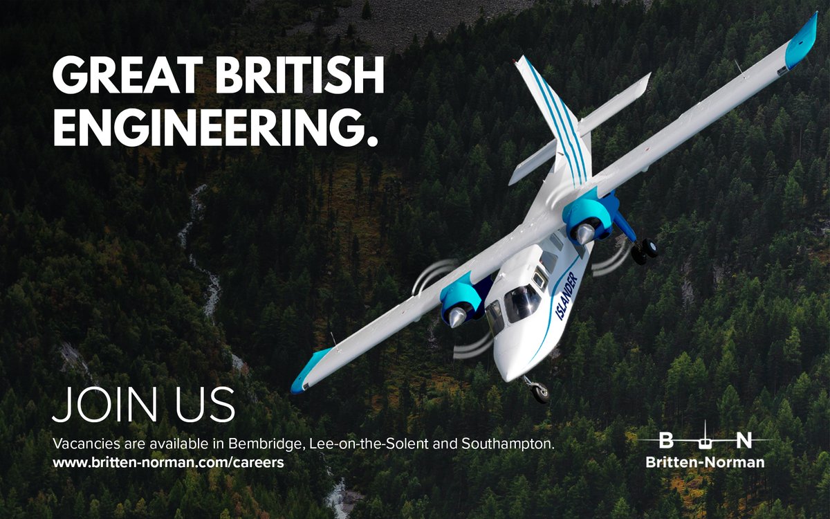 Join us! We're recruiting for the following vacancies at our sites in Bembridge, Isle of Wight and Lee-on-the-Solent, #Hampshire:

✈️Aircraft Fitters
✈️Avionics Technicians
✈️Sheet Metal Workers

Apply on our website -> britten-norman.com/careers/

#aviationjobs #recruiting #aviation