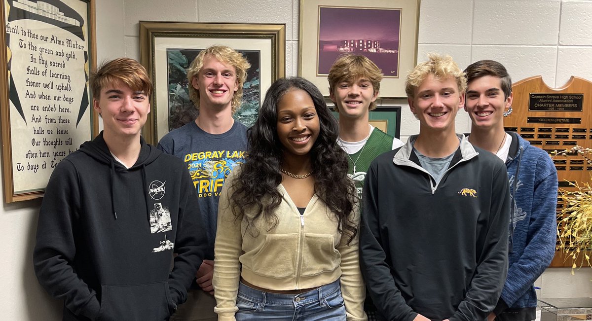 Congratulations to our Student of the Year Finalists! Dylan Phillips, Christopher Barnard, Madison Goree, Evan Johnson, Liam Fouts, Jeffrey Souto, and Lillian Tichenor (not pictured).