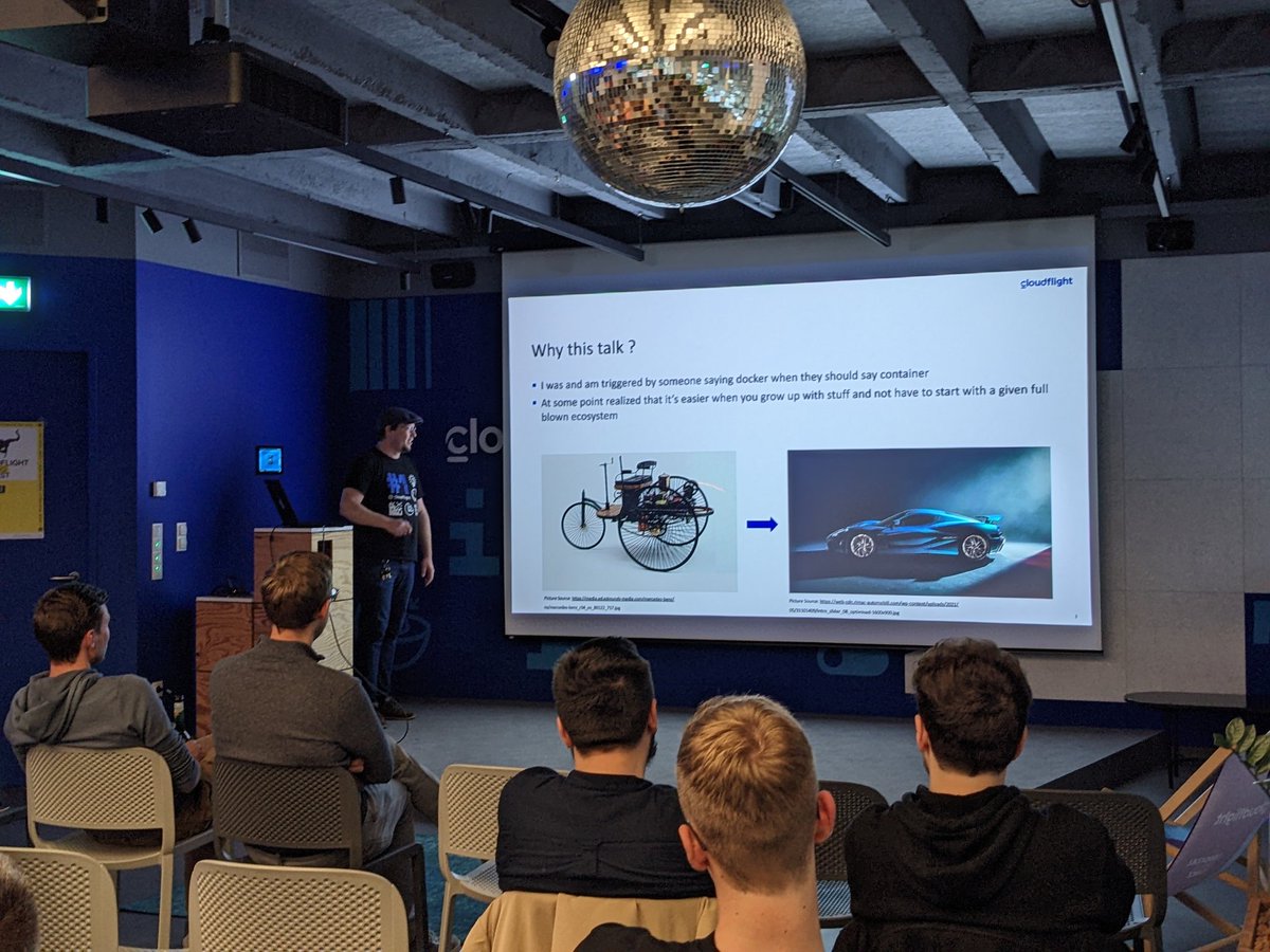 JΓΌrgen Etzlstorfer π¨π»βπ»β
(@jetzlstorfer) on Twitter photo Martin kicking it off with our 17th edition of the <a href="/CloudNativeLinz/">Cloud Native Linz</a> meetup. Tonight @ <a href="/Cloudflightio/">Cloudflight</a> πͺ© Martin kicking it off with our 17th edition of the <a href="/CloudNativeLinz/">Cloud Native Linz</a> meetup. Tonight @ <a href="/Cloudflightio/">Cloudflight</a> πͺ©