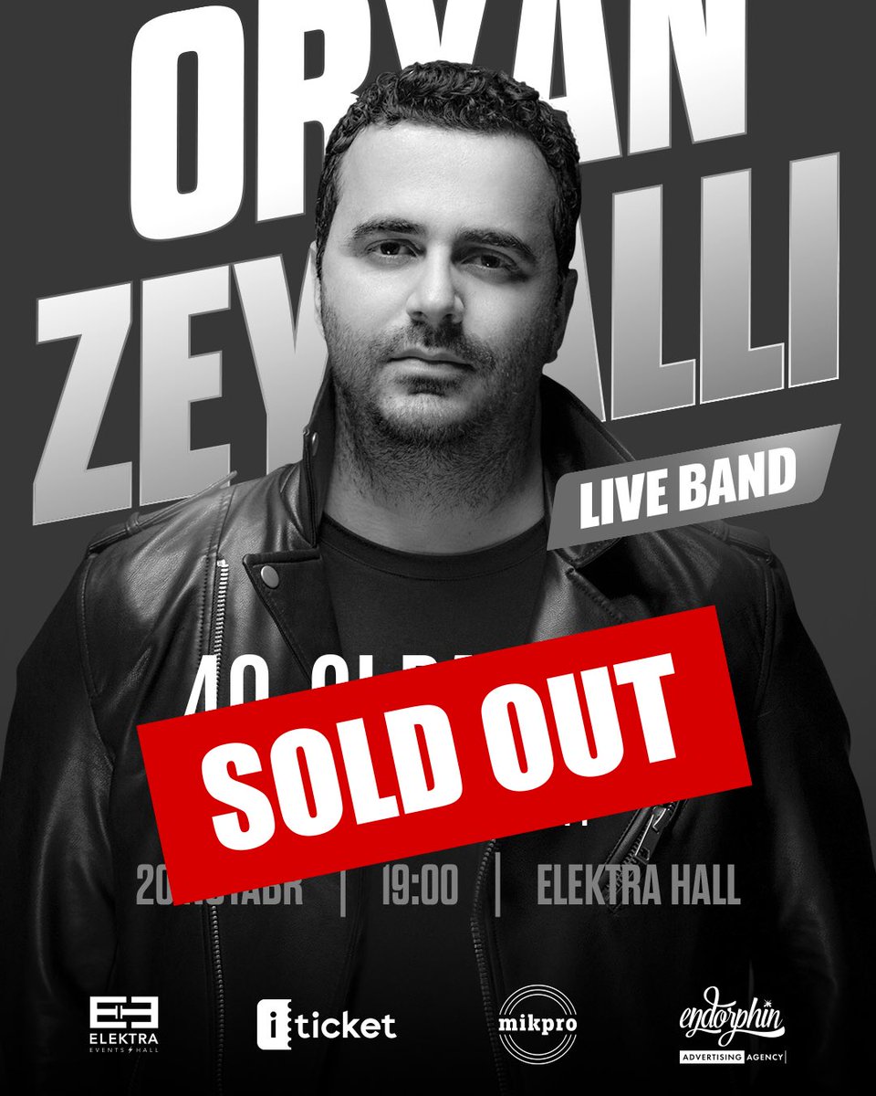 İndiyə qədər heç vaxt bir gün ərzində həm konsert posterini həm də həmin konsertin “SOLD OUT”-unu yığmamışdım hələki.