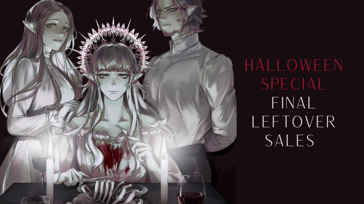 🖤 FINAL LEFTOVER SALES 🖤

To celebrate the spooky season, we decided to extend sales to sell the last of our leftover items! Alongside other merch, we have 23 books, 4 sets of wooden pins, and 3 Edelgard charms left.

Check out our store below!🩸
bit.ly/2Phaa2S