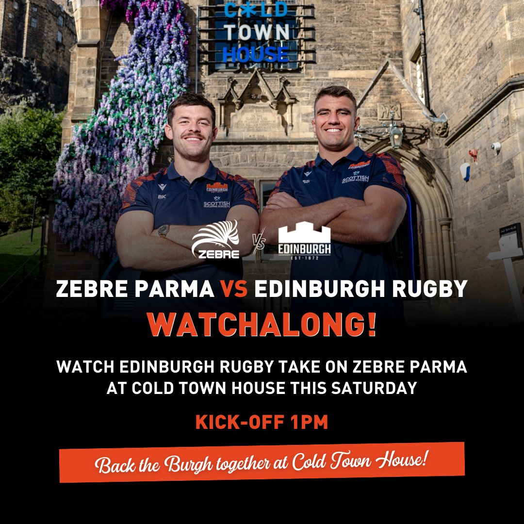 EdinburghRugby's tweet photo. Join us at 𝐂𝐨𝐥𝐝 𝐓𝐨𝐰𝐧 𝐇𝐨𝐮𝐬𝐞 this Saturday!

🤩 Meet and greet with non-travelling players 
🎤 Half-time Q&amp;A
✍️ Post-match signing session
🍺 22/23 Season Ticket Members get 20% off their total bill

Email niamh.doyle@signaturepubs.co.uk to book your table today! 👊