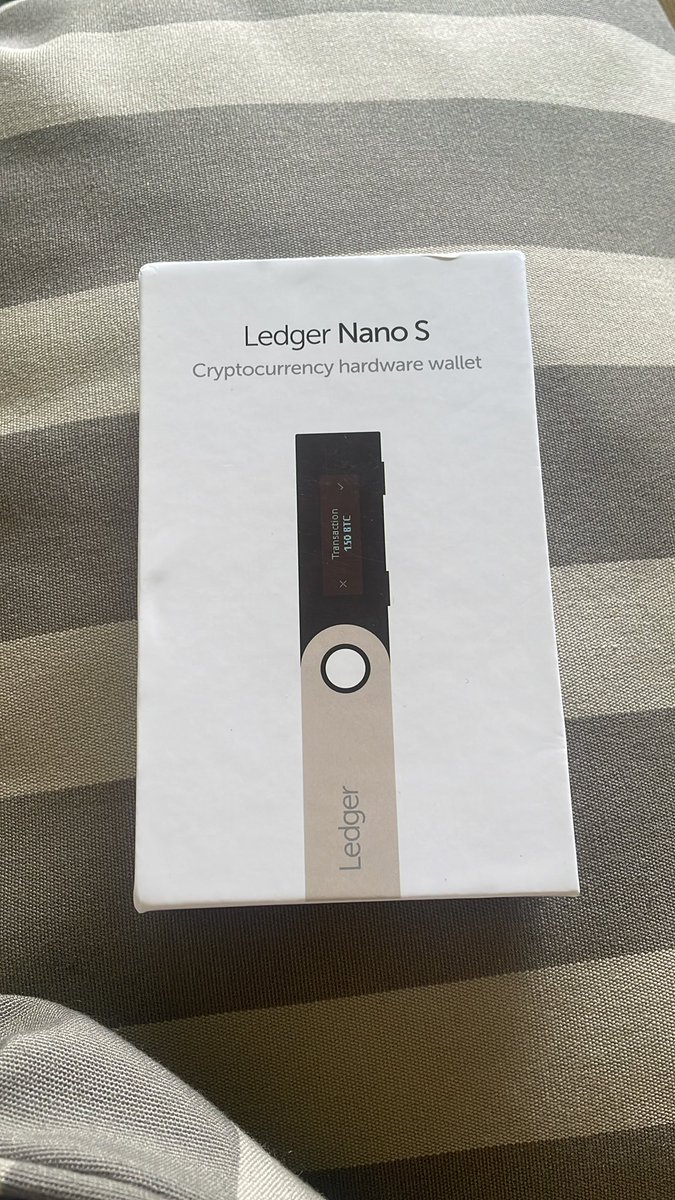 AlpodCrypto's tweet photo. Just got this in the mail REMEBER TO STAY SAFE 🫡 @Ledger https://t.co/rW97OxIw5k