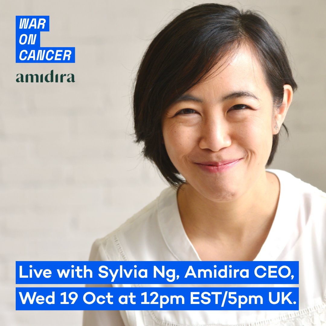 Join us on our Instagram tomorrow at 12pm EST/5pm UK, as we go live with Sylvia Ng. She's CEO of Amidira, a company specialising in cancer care packages, &amp; a #BreastCancer survivor. We'll be talking all things life after cancer and starting a business! 
👉 instagram.com/waroncancer_ap…