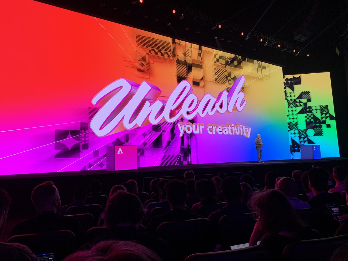 The world is your canvas! Unleash your creativity! #AdobeMAX