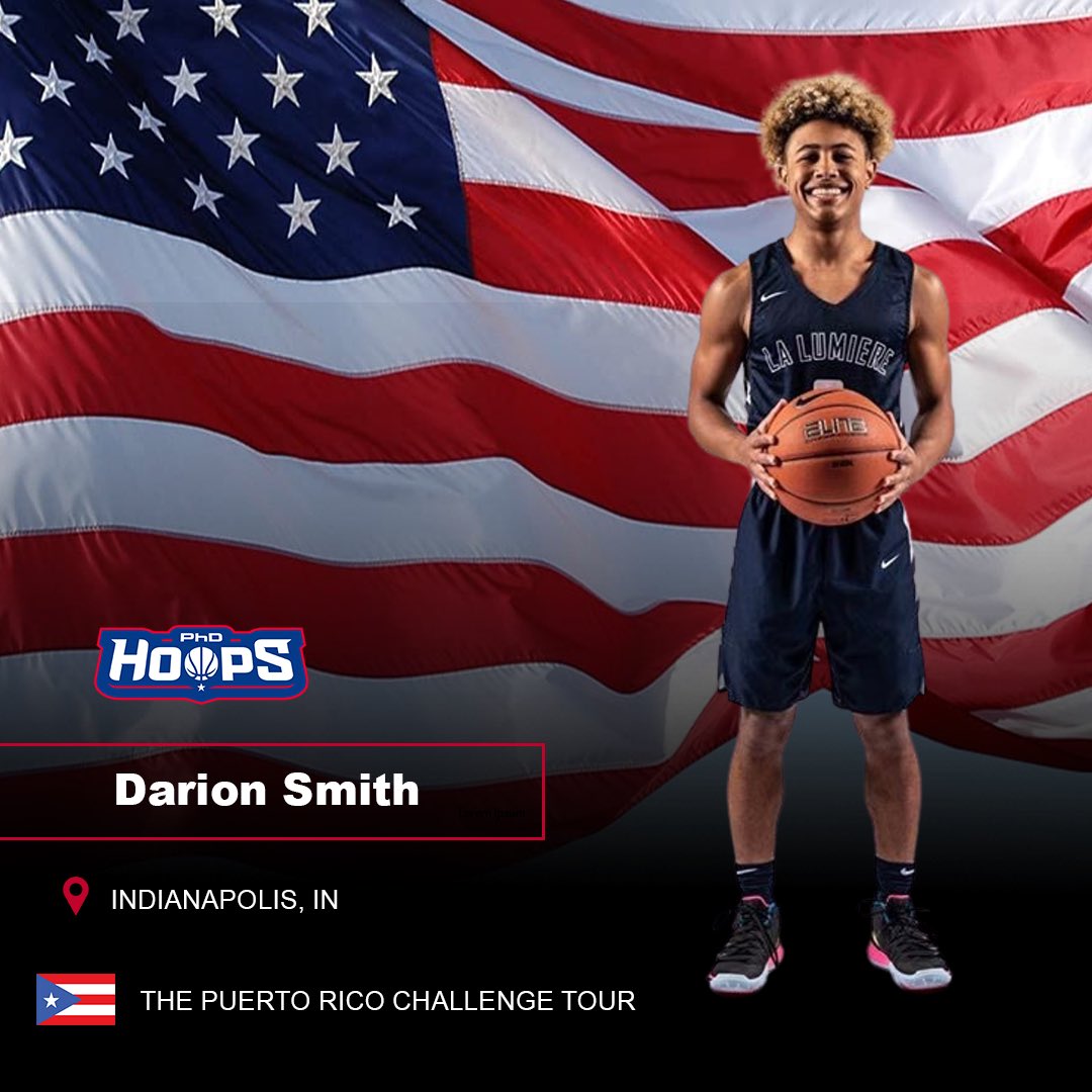 Darion Smith of Indianapolis, IN will be leading our college-aged team in Puerto Rico next summer. We’re fired up to have him! ✈️🏀