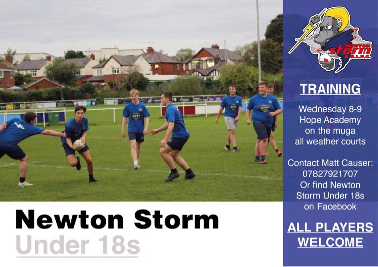 <a href="/NewtonStormARL/">Newton Storm ARLFC ⚡</a> U18’s are recruiting for next season. Contact Matt for more details <a href="/PriestleySport/">Sport Priestley</a> <a href="/wvrcollege/">WVR College</a> <a href="/NWCYJRL/">NWC Y&J RL</a> <a href="/Saints1890/">St.Helens R.F.C.</a> <a href="/sthelensstar/">St Helens Star</a> <a href="/StHelensCollege/">St Helens College</a>
