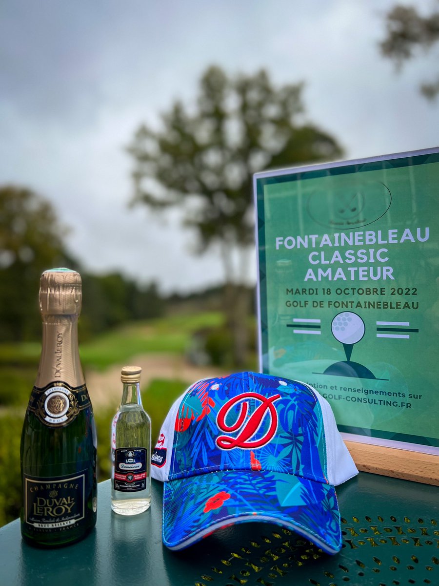 consulting_golf's tweet photo. Fontainebleau Classic Amateur 2022. Merci à nos partenaires ! @RhumDamoiseau et @Ch_Duval_Leroy 
#fca2022 #fontainebleau #golf #scramble #golfconsulting https://t.co/A71dXYcxV0