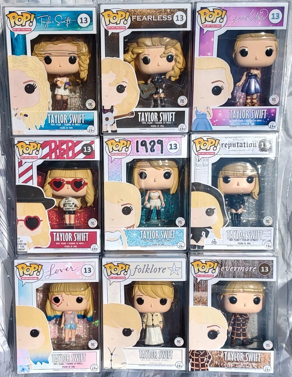 art.off.the.paige / Olivia on X: CUSTOM Taylor Swift Funko Pops