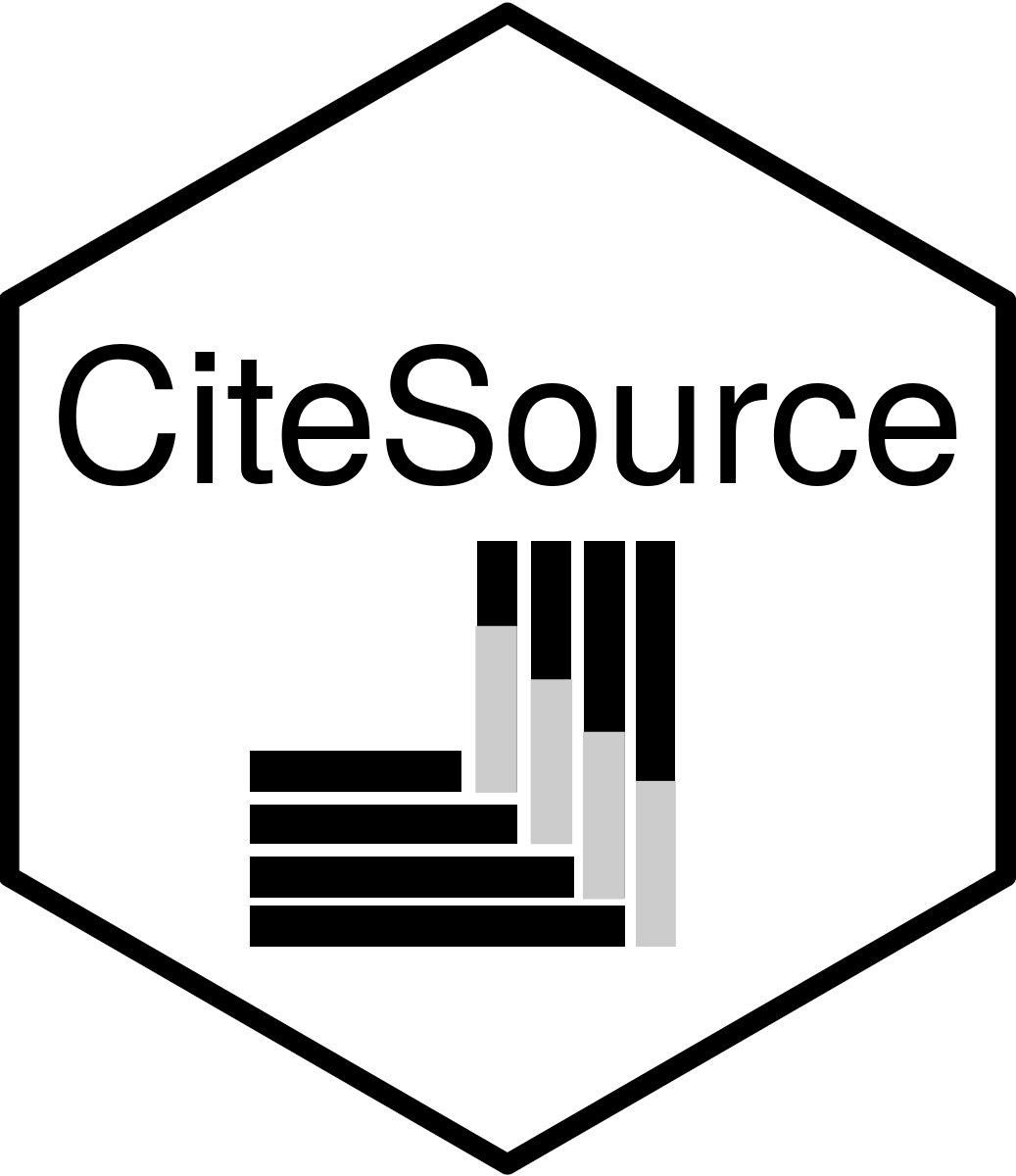 Tlibriley's tweet image. Big #CiteSource news coming soon! Our team from #ESMARConf2022 &amp;amp; #EShackathon have been hard at work and we&apos;re excited to share our new R package. More details soon 🫣