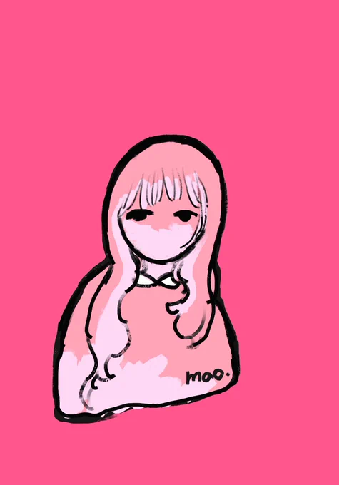 #東京ジト目展 #お絵描き練習中ジト目②ラクガキンチョ 