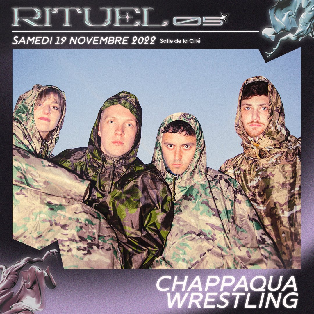 takemeoutprod's tweet photo. Le post punk Liverpuldien de @courtingband et la Britpop made in Manchester de @chappwrestling sont à l'affiche du Festival @rituel111 à Rennes ! ⚡️

Les deux groupes Take Me Out joueront respectivement le 18 et 19 Novembre 2022, pour la 5ème édition du festival. https://t.co/HZ55fDX1Y0