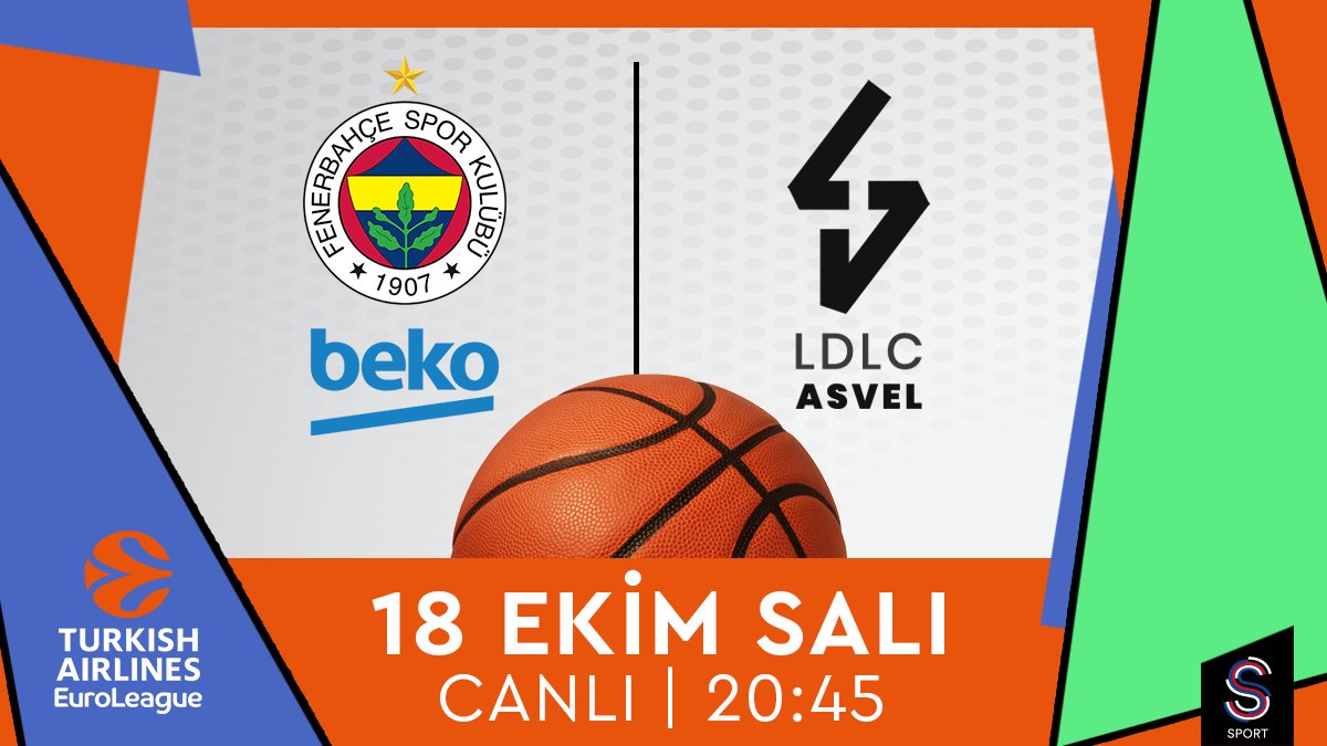 🏀 Fenerbahçe Beko ile Asvel'in karşılaşacağı #EuroLeague 3. hafta müsabakası, birazdan canlı yayınla S Sport ve S Sport Plus'ta! bit.ly/3aGpDAG 🎙@emregurkaynak 🎙@canereler